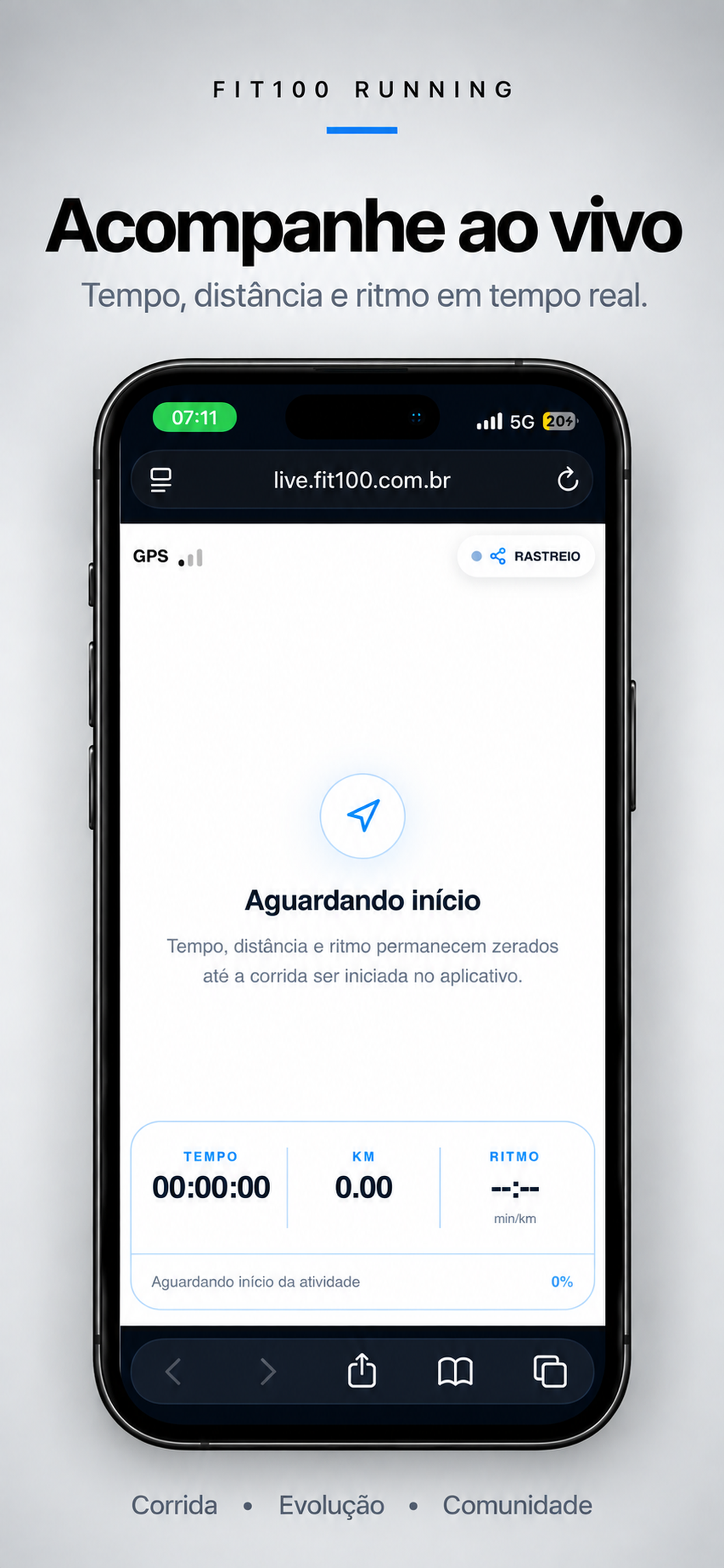 Acompanhe ao vivo