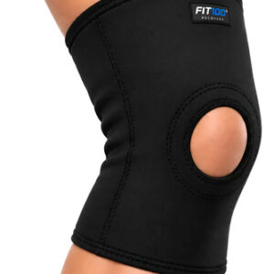 Joelheira Fit100 Recovery Reforçada Orifício Patelar